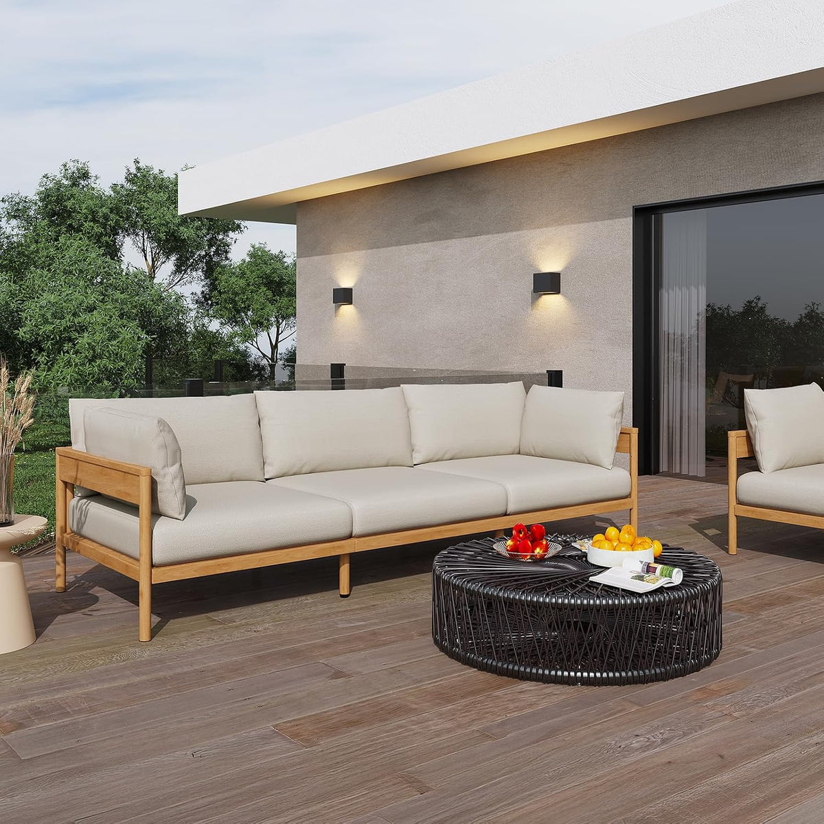 Vento Outdoor Patio Furniture Set, Couch