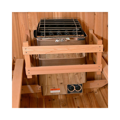 Almost Heaven Saunas Duet 2-Person Outdoor Barrel Sauna
