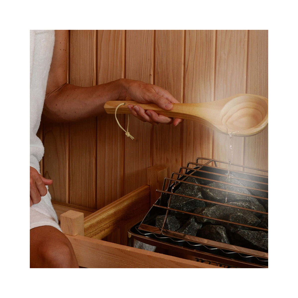 Almost Heaven Saunas Duet 2-Person Outdoor Barrel Sauna