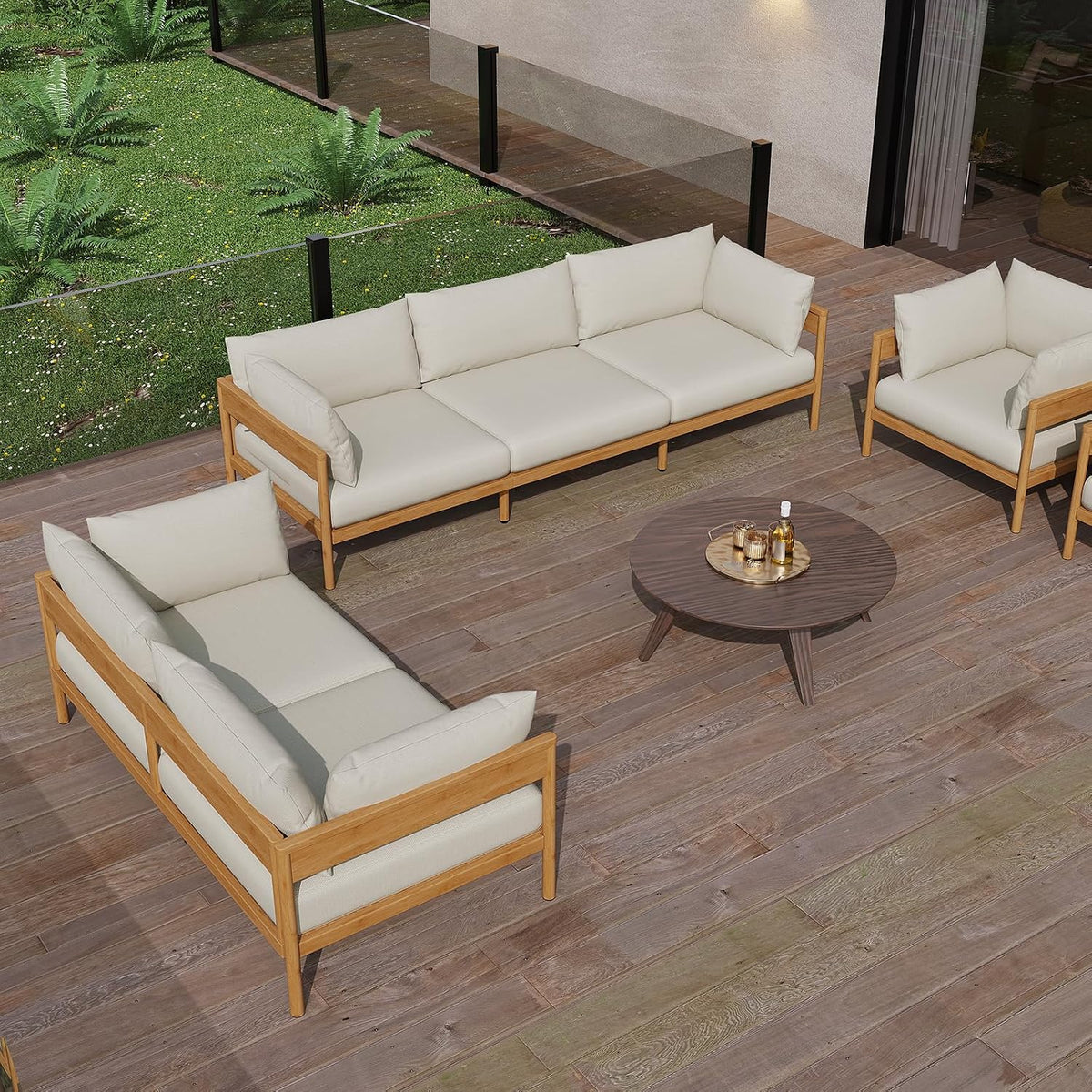 Vento Outdoor Patio Furniture Set, Couch
