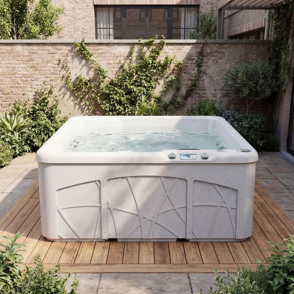 Bahama (LS350DX) Hot Tub - 5-Person, 28-Jet, Plug & Play Spa, Sea Salt
