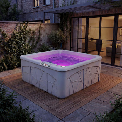 Bahama (LS350DX) Hot Tub - 5-Person, 28-Jet, Plug & Play Spa, Sea Salt