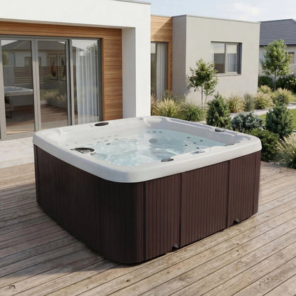 Coronado (LS600DX) Hot Tub - 7 Person, 65-Jet, 220V Spa, Sea Salt/ Espresso Brown