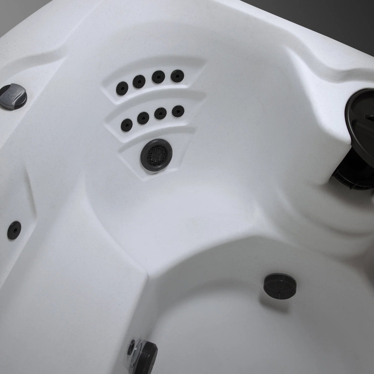 Leganza Hot Tub - 6-Person, 90- Jet, 230-Volt Spa in Arctic White/Espresso