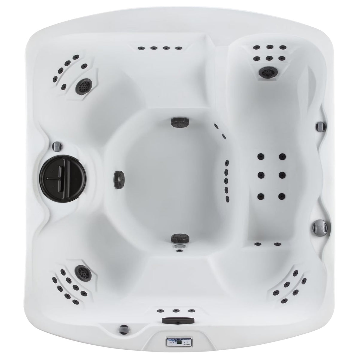 Leganza Hot Tub - 6-Person, 90- Jet, 230-Volt Spa in Arctic White/Espresso
