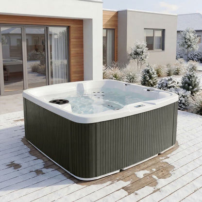 LS500 Plus, 5-Person, 23 Jets, Plug and Play Spa, Arctic White/Coastal Gray