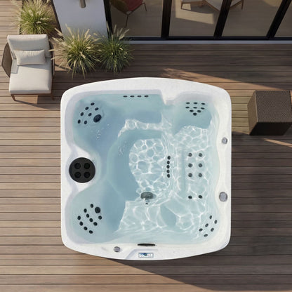 LS550 plus Hot Tub - 5 Person, 65- Jet, 220-Volt Spa Sea Salt/ Espresso