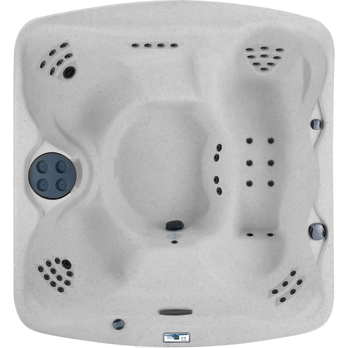 LS550 plus Hot Tub - 5 Person, 65- Jet, 220-Volt Spa Sea Salt/ Espresso