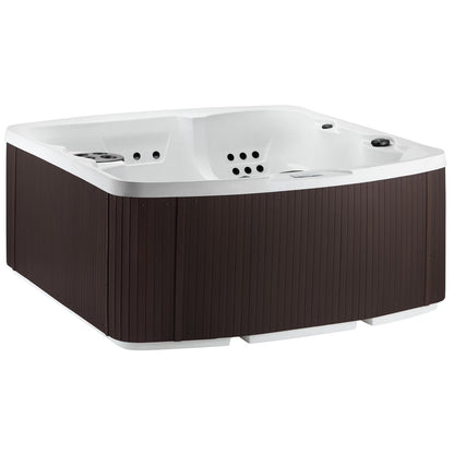 LS550 plus Hot Tub - 5 Person, 65- Jet, 220-Volt Spa Sea Salt/ Espresso