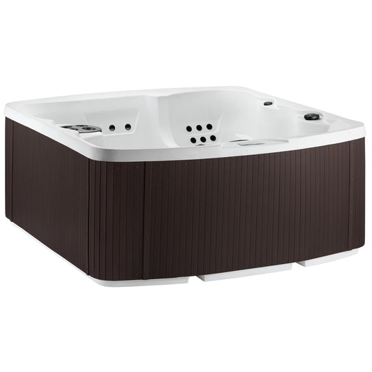 LS550 plus Hot Tub - 5 Person, 65- Jet, 220-Volt Spa Sea Salt/ Espresso