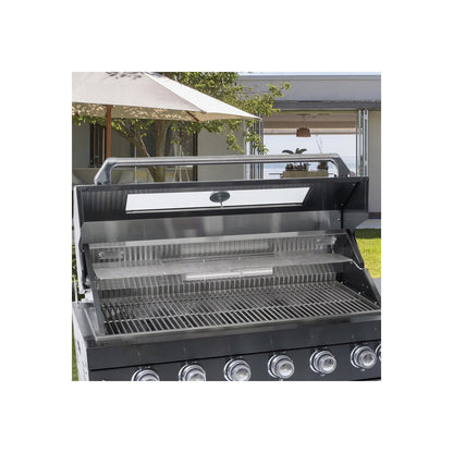 Outdoor Kitchen Island 85" 6-Burner 85000 BTU Deluxe Modular BBQ Island - Grill Islands W/Wine Cooler, Built in Combo outside Island + Rotisserie & Granite Top Outdoor Grill