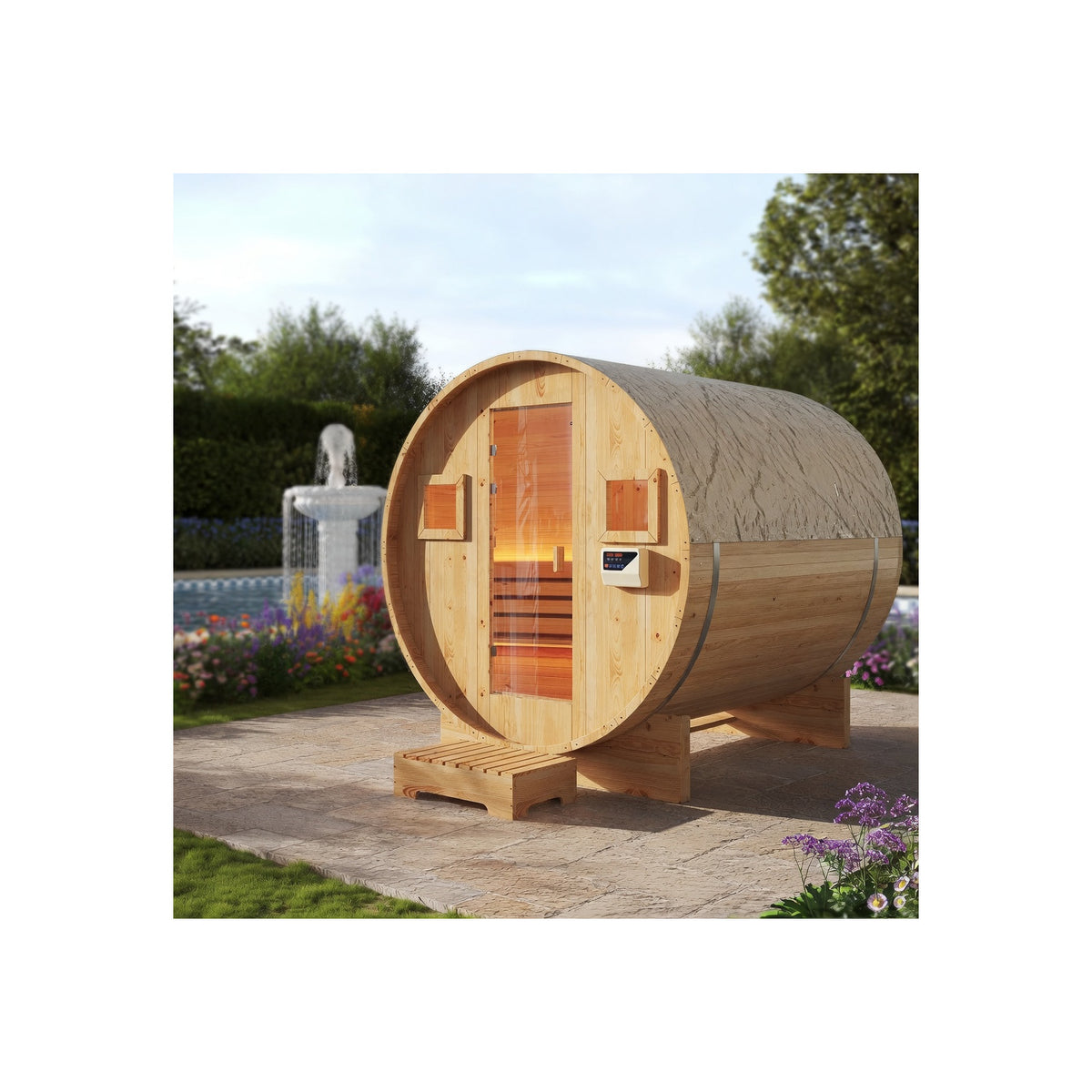 Outdoor Traditional Barrel Sauna