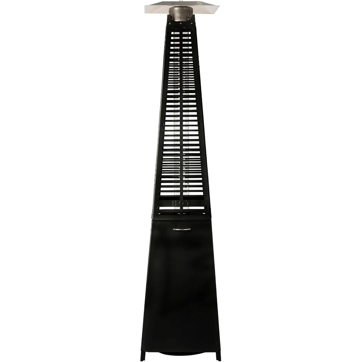 Pyramid Flame Propane Patio Heater Tower, 40,000 BTU, Black