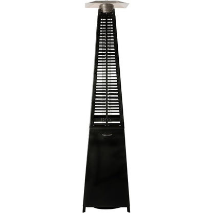 Pyramid Flame Propane Patio Heater Tower, 40,000 BTU, Black
