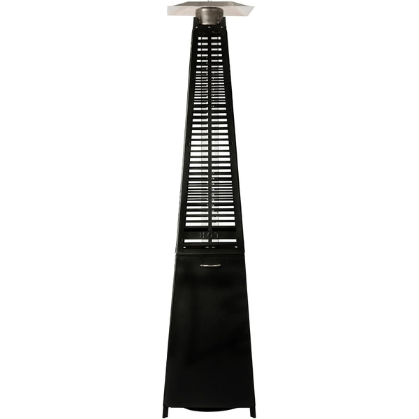 Pyramid Flame Propane Patio Heater Tower, 40,000 BTU, Black