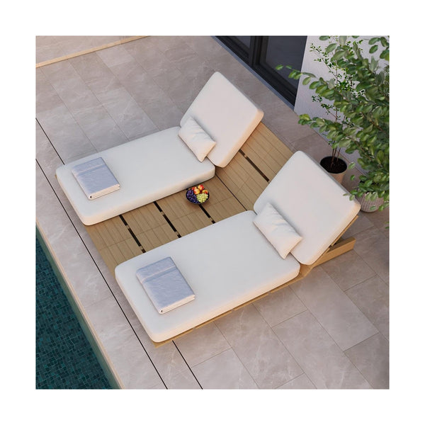 Solora Set of 2 Patio Chaise Lounge Chair Outdoor