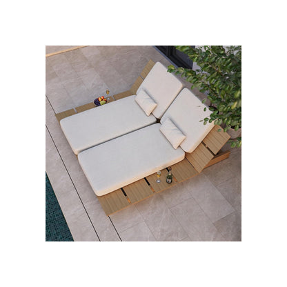 Solora Set of 2 Patio Chaise Lounge Chair Outdoor