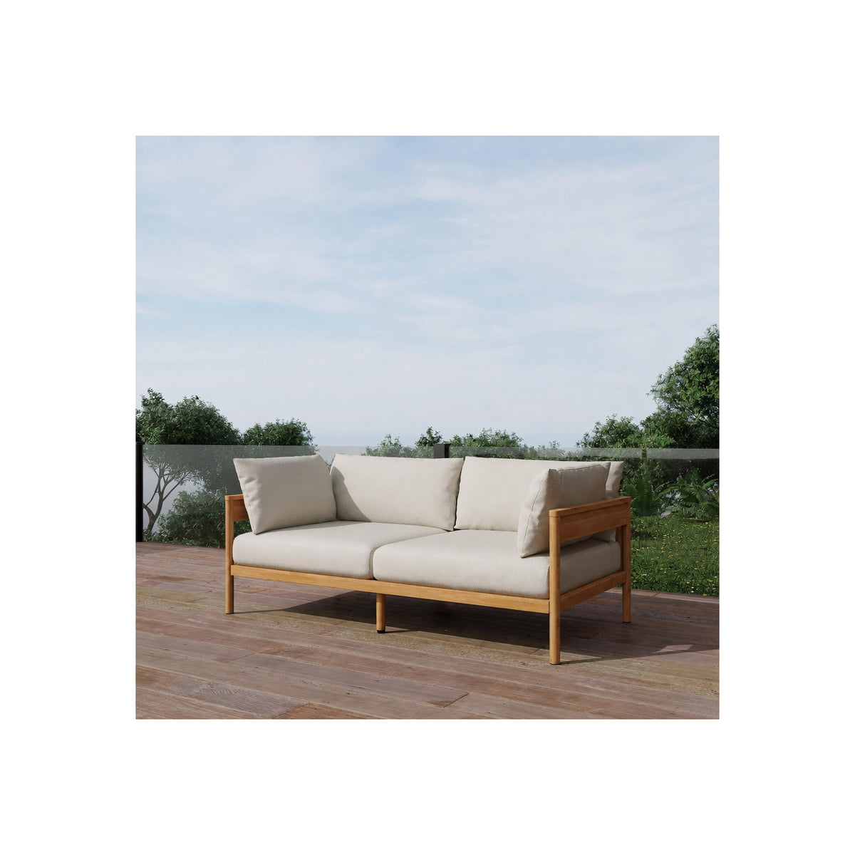 Vento Outdoor Patio Furniture Set, Couch